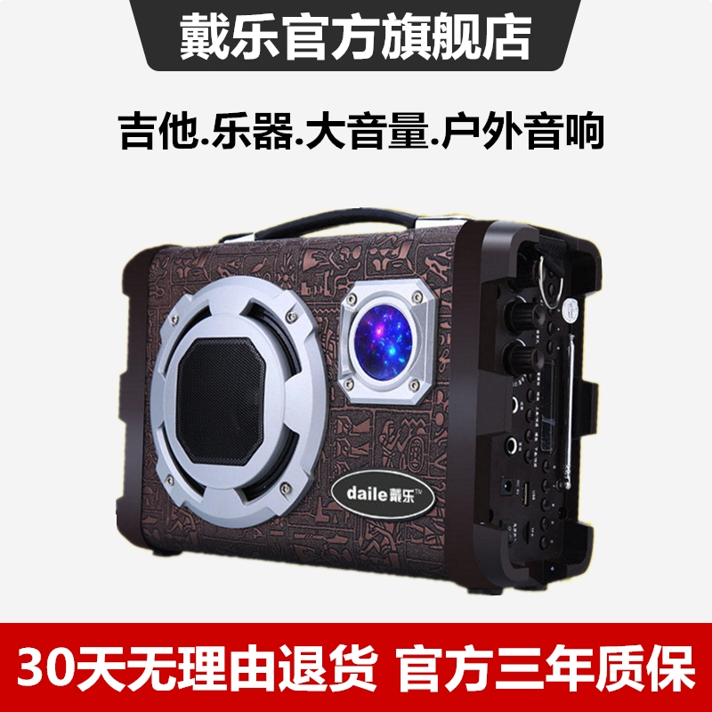 Dyle Q69BT Bluetooth Speaker Outdoor Square Dance Handheld Portable Dichosax Electric Blow Pipe Sound