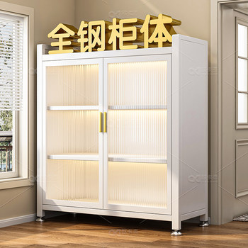 Kitchen Floor-Standing Multi-Layer Microwave Oven Rack, Sideboard Storage Cabinet, Multi-Functional Storage Cupboard, Snack Cabinet