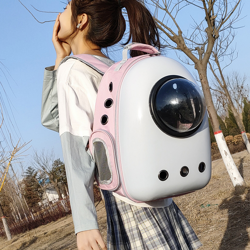 Cat Bag Space Capsule Double Shoulder pets Shoulder Bag Outside Portable Bag Kitty Bag Cat Cage Teddy Little Pooch Cat Supplies