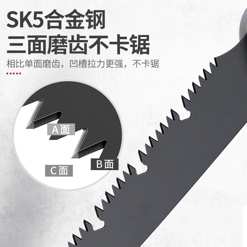 Linnon Spring Warm Imports sk5 Manganese Steel Saw Blades Quick Cut Handsaw Folding Saws German Handsaw Woodcutter