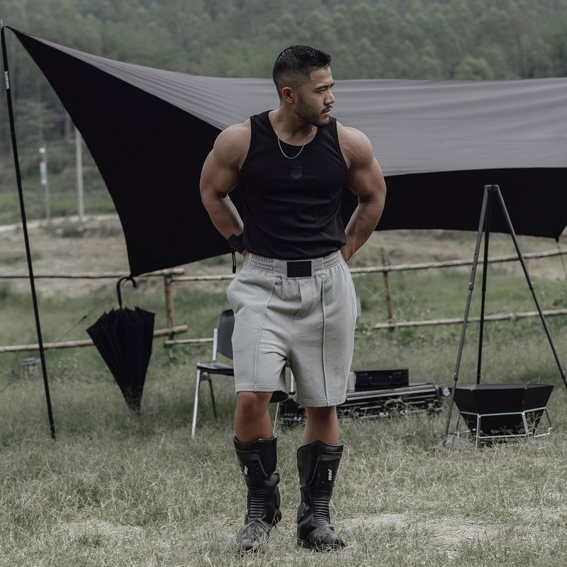 Outof - Model 47 Men's Outdoor Casual Sports Versatile Comfortable Breathable Fitness Boxing Shorts Sweatpants