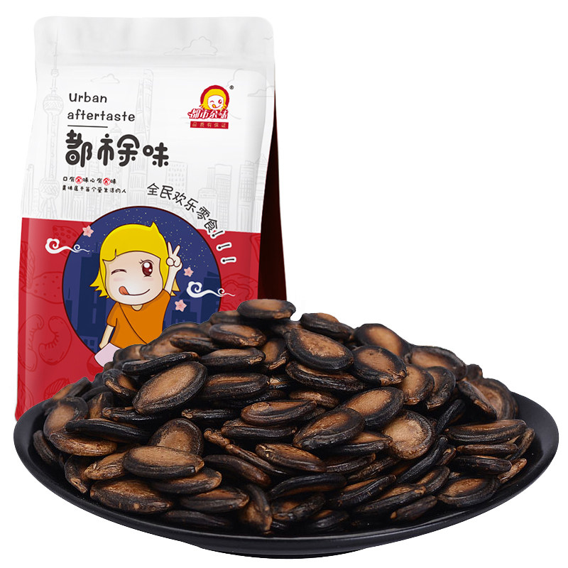 Urban Aftertaste Snacks Sigua Seeds Cream Taste 218g Nuts Fried Stock Snack Bagged Casual Little Snacks