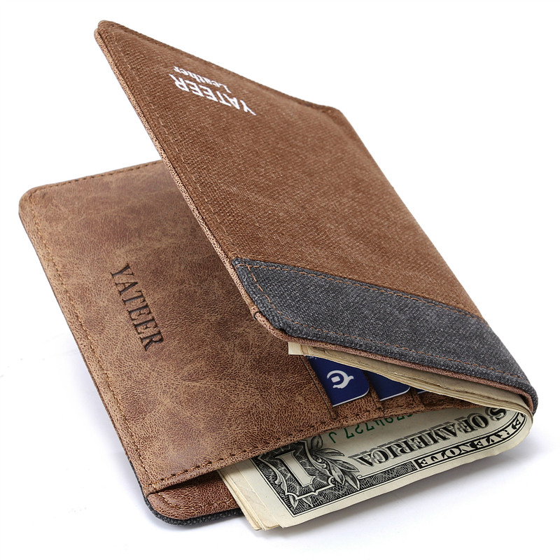 Creative Canvas Bag Men's Wallet Men's Short Wallet 2025 New Style Canvas Wallet Korean Version Gift Idea