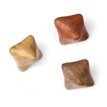 Customized fragrant wood hexagonal ball spike massage ball foot stepping foot acupoint massager palm spike ball mahogany hand play star