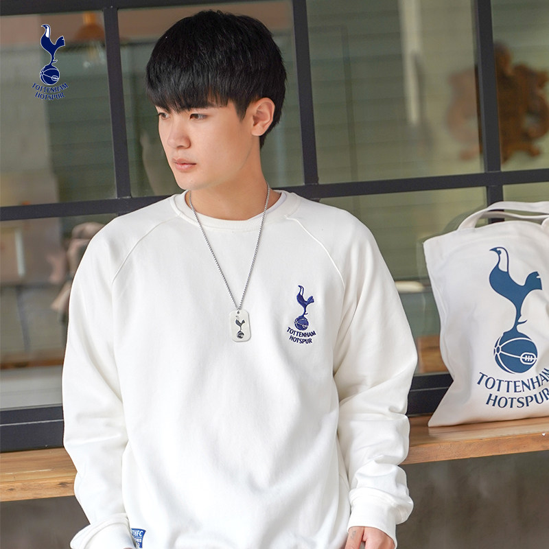Tottenham Hotspur official genuine 21 spring sticker printing trend casual round neck long sleeve sweater for men and women
