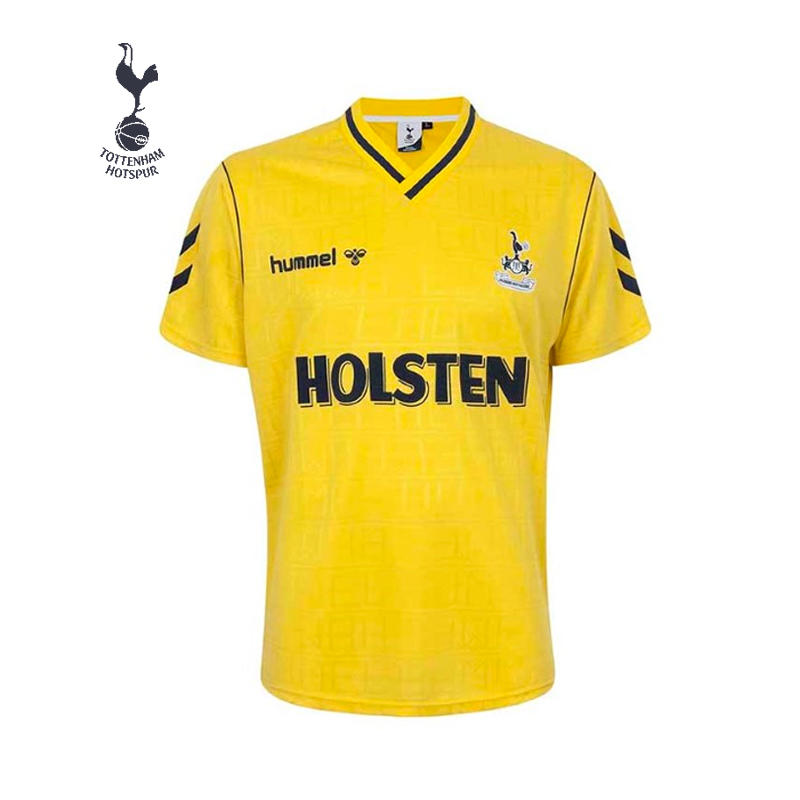 Tottenham Hotspur official genuine HUMMEL VINTAGE JERSEY 1988 AWAY Yellow JERSEY