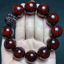 Indian small-leaf rosewood multi-golden star 2 0CM bracelet high-density submersible grade cultural play male and female Buddhist beads rosary