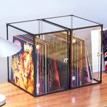 Vinyl record rack classical nostalgic LP record storage rack vinyl disc storage box CD rack to collect old record boxes