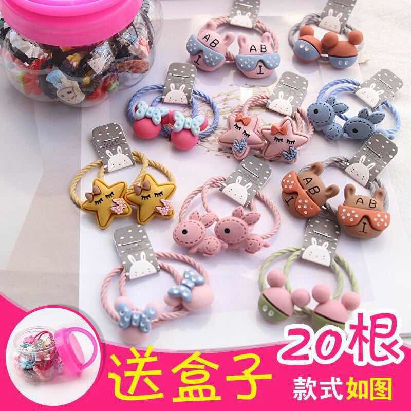 Little girl baby children's hair ring 2020 new Korean cute hair Korean net red sweet hair ring