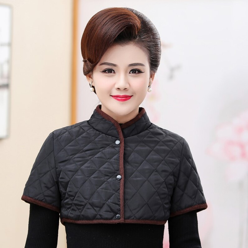 Middle-aged and elderly mothers and fathers shoulder vest women's outerwear vest women's shoulder protection with sleeves to sleep at night to prevent cold