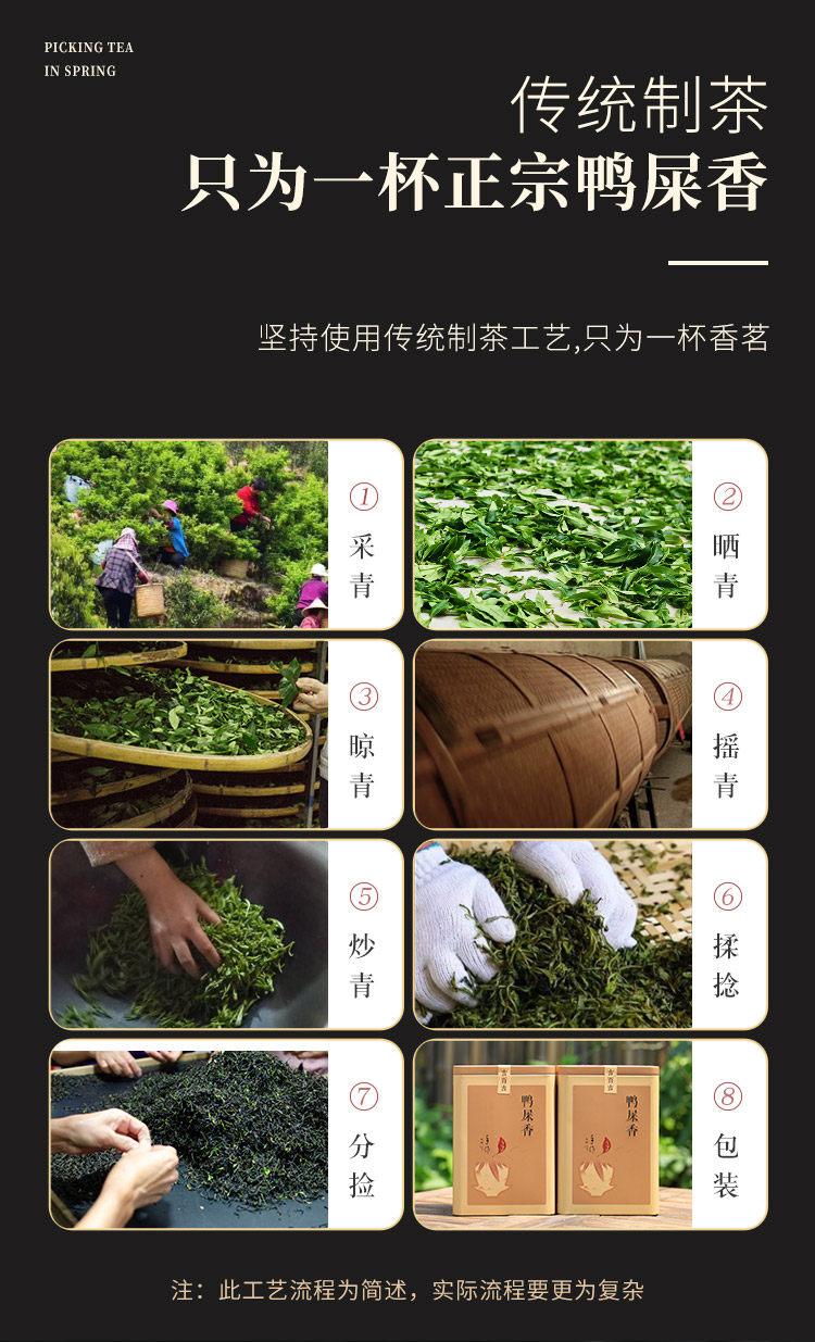 耳树 凤凰单枞 鸭屎香一级乌龙茶 清香型茶叶 250g 图10