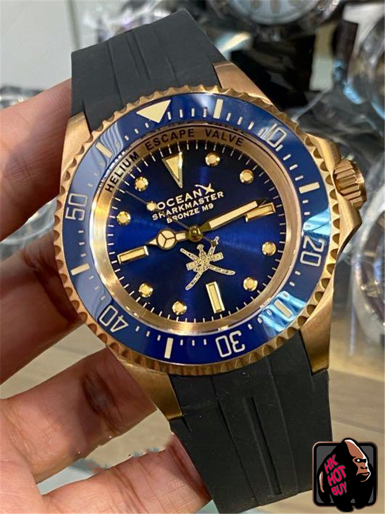 OceanX Damascus Steel Middle East Bronze 500m Water Ghost Automatic