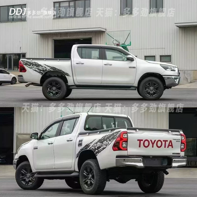 Наклейка на автомобиль Hilux Revogr Lahua Tan Tantukma, вырезанная наклейка для модифицированного автомобиля