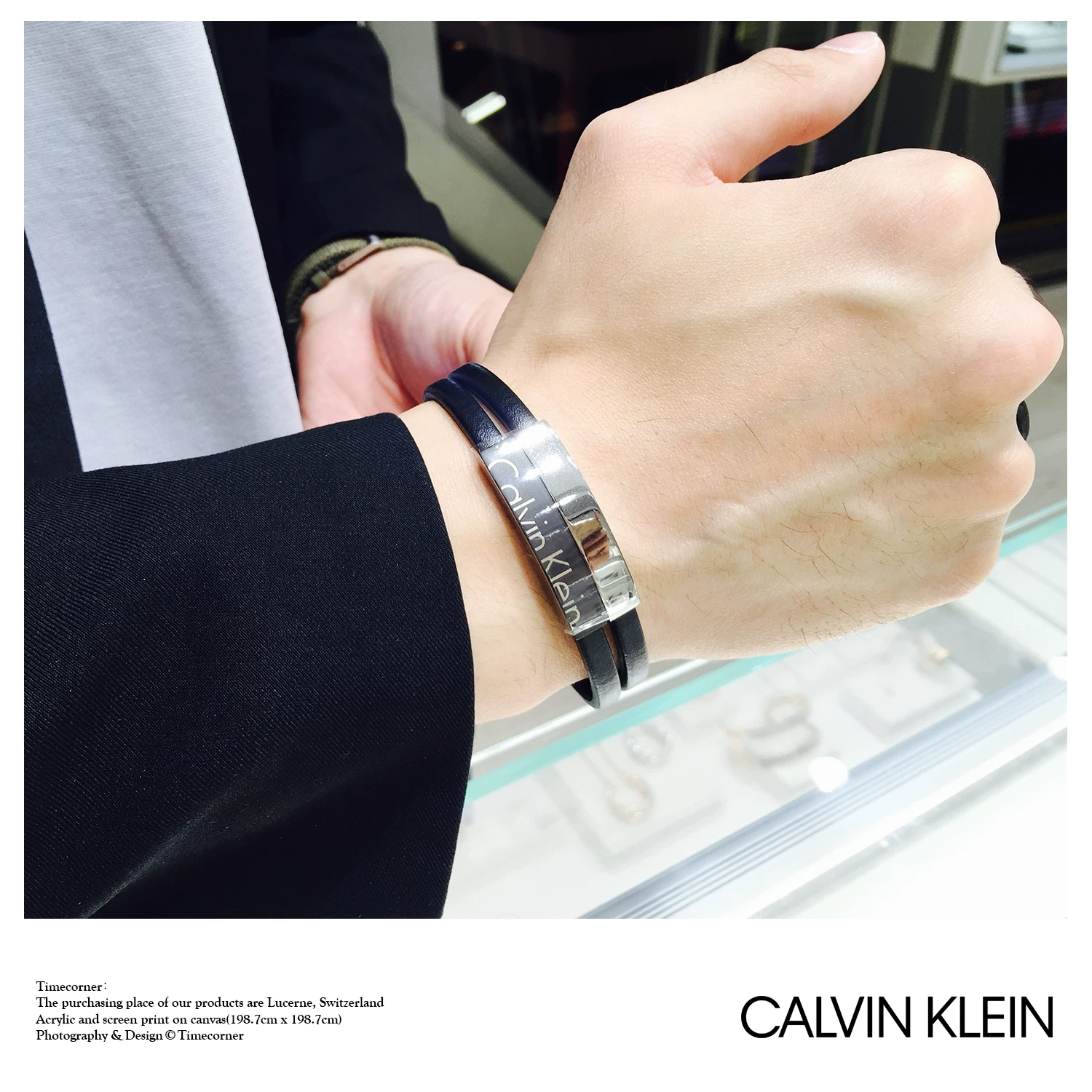 Браслет -2019 Calvin Klein Boost KJ5RBB2101 -CK мужской браслет