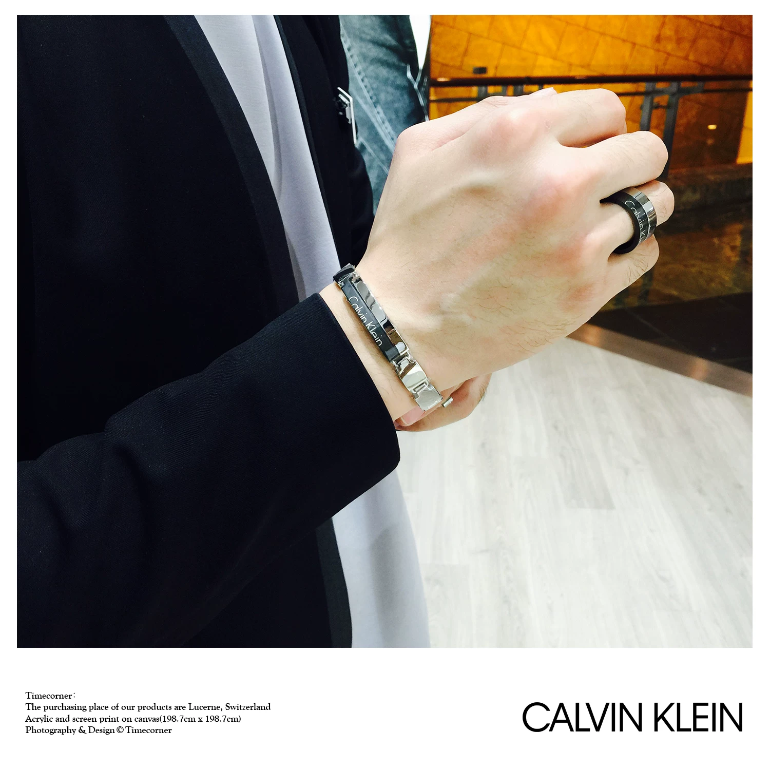 Браслет -2019 Calvin Klein Boost KJ5RBB2101 -CK мужской браслет