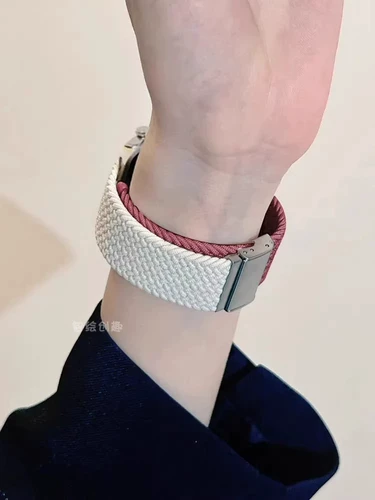 Модель из нейлона с цветными блоками подходит для ремешка для часов Garmin Forerunner265, магнитный силиконовый ремешок 745 длиной 255 м, Garmin Vivoactive3/Venu4/3, умные спортивные мужчины и женщины