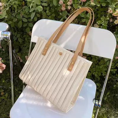 Counter quality large capacity bag bag 2021 new advanced sense portable shoulder bag big bag Joker tote bag