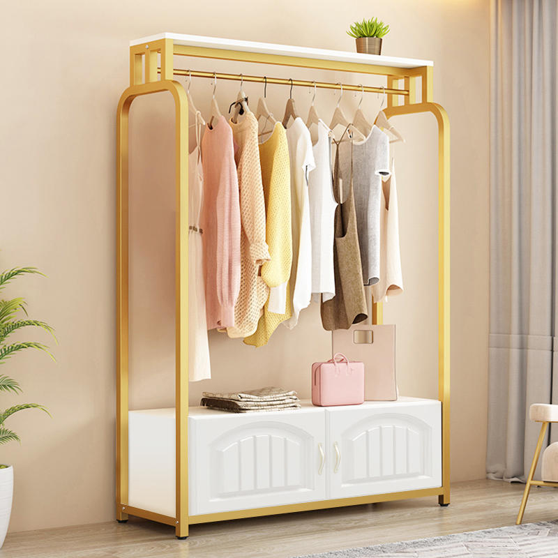 Coat rack hanger home bedroom clothes rack multi-functional living room floor-to-ceiling simple modern hanger