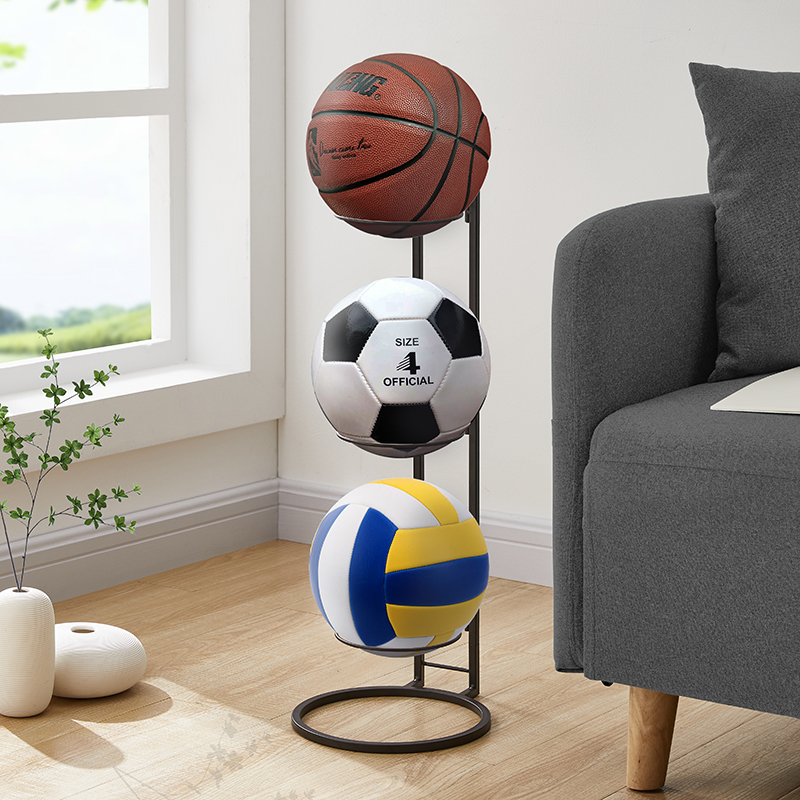 Simple Home Indoor Children's Basketball Containing Layer Shelve Ball Shelf Nursery School Ball Rack Release Ball Containing Basket