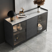 Slate sideboard modern minimalist living room home storage cabinet Italian minimalist wine cabinet tea cabinet Nordic entrance cabinet