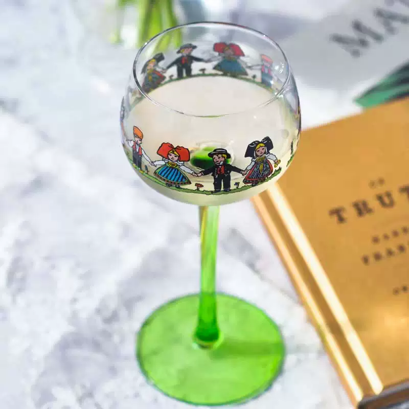 Стиль Эльзаса тема Ханса#Рождественский злодей чашка для вина