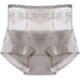 Japanese high-waisted underwear for women in summer, pure cotton, antibacterial, cotton, crotch, tummy control, butt lift, comfort, sexy lace briefs, thin section