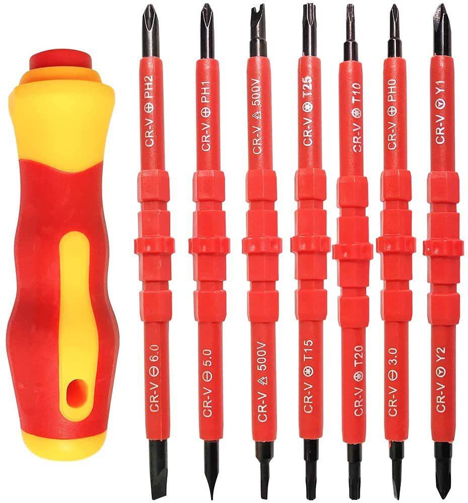 7-in-1 electrics multipurpose multi-spec suit screwdriver Dual-purpose screw-batch repair tool suit-Taobao