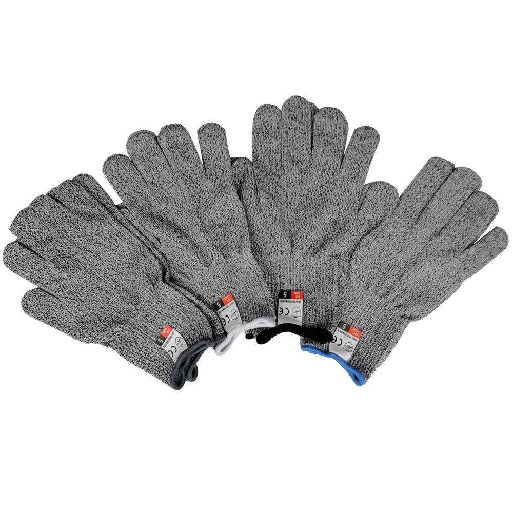 Cutting gloves HPPE 5 - level protective gloves wear resistant and anti - slip high - strength polyethylene cutting gloves