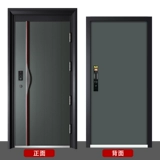 Feipule.com Красная взрыв -класс антифабриковая дверь домохозяйственная дверная дверь вход в дверь Домашний