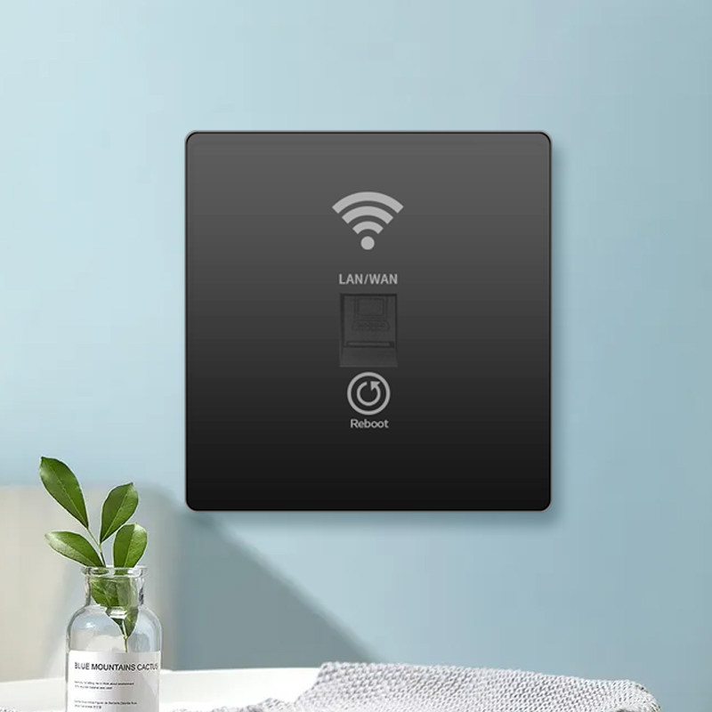 Type 86 Wireless WiFi Panel Ap Full House Signal Coverage Router 750M Embedded Home Hotel Office