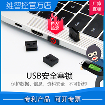 Dimensional Wise Control USB Closure Plug Lock Safety Plug notebook PC USB lock choke plug plastic material lock dead
