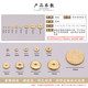 황동 스페이서 팔찌 평범한 개스킷 느슨한 조각 웬완 스페이서 DIY 티베트 장식 스타 달 보디 vajra 액세서리