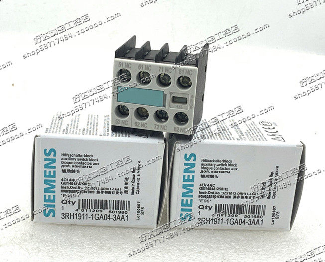 3RH1911-1GA22 1GA31 1GA40 1GA04-3AA1 Siemens auxiliary contact spot bargaining