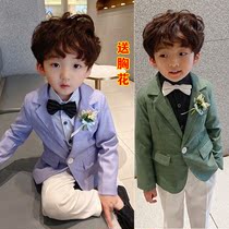 Boys Small Suit Jacket Single West Spring and Autumn Childrens Casual Suits Childrens Dresses Baby Handsome Suit Tops