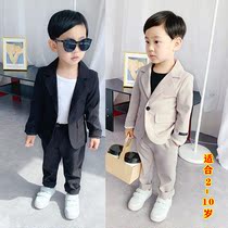 Childrens suits spring and autumn childrens casual Western-style small suits handsome boys flower girls catwalk show dress tide