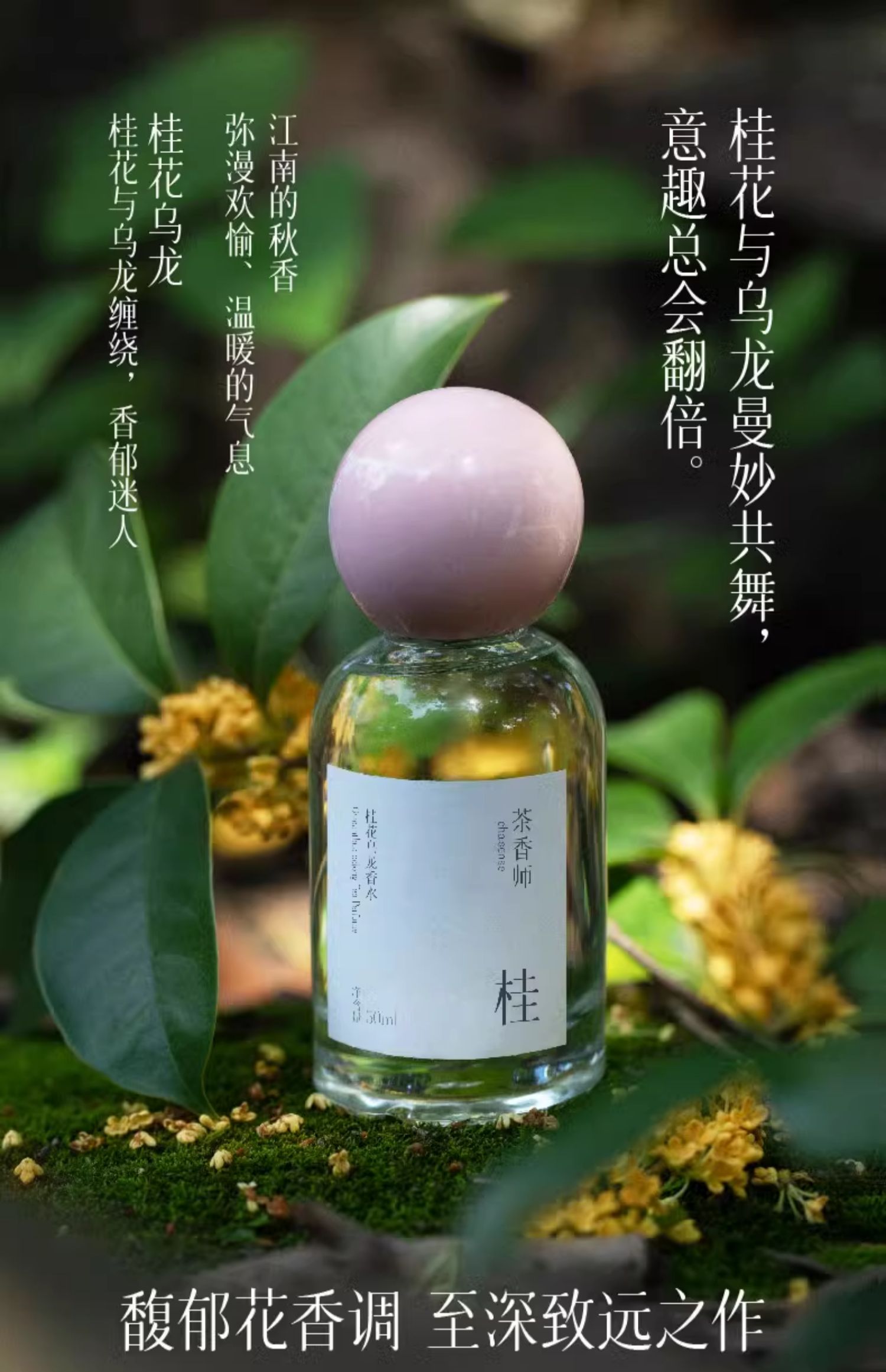 茶香師 桂花烏龍香水 獨特的東方韻味 國風花茶 意蘊豐富 無酒精 孕嬰皆可用50ml