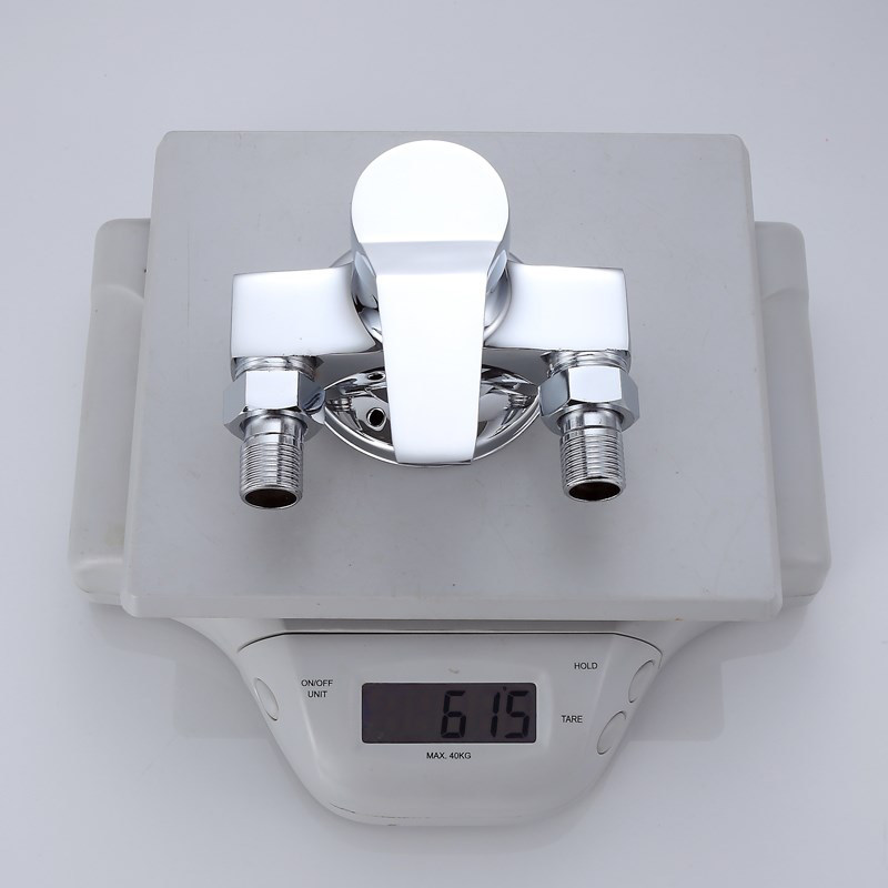 Open-frame shower hot and cold water faucet electric water heater solar bathroom with shower shower cold and warm mixed water valve switch