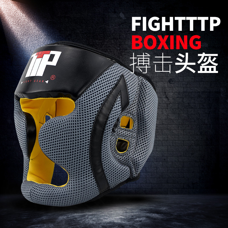 TTP Boxing Safety Helmet Protective Gear Adult Taekwondo Children Headgear Male Casual Taekboxing Thickened-Percussion Training