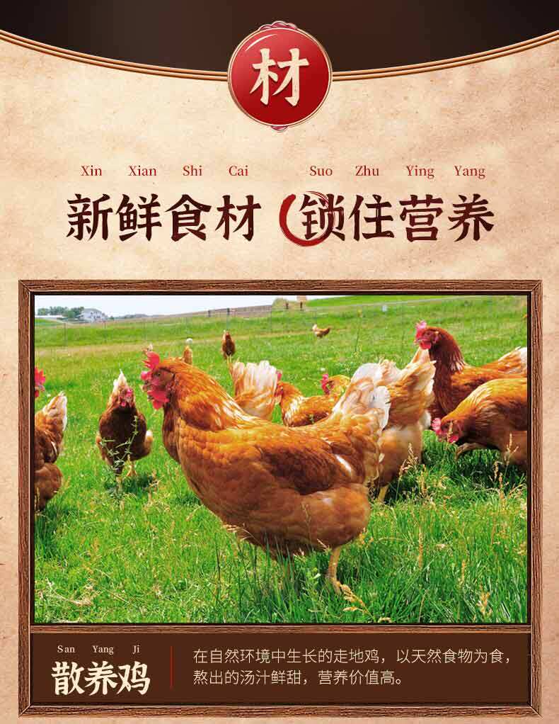 祥合 港式金汤鲍鱼花胶鸡 1500g 含5只鲍鱼 图3