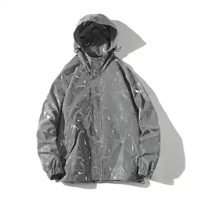 Fried street jacket male ruffian handsome trend windbreaker 2020 new functional style to wear a very fairy top Wang Yibo the same style