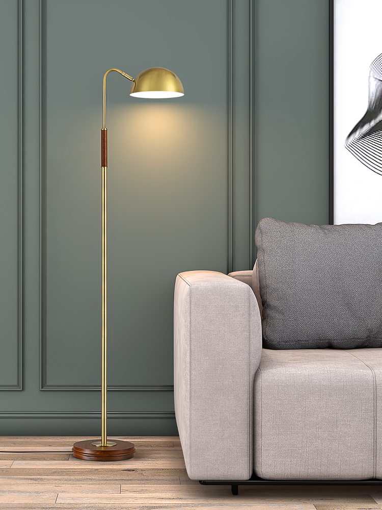 Floor lamp ins wind Nordic Minimalist living room Bedroom light luxury fishing lamp Simple American table lamp Net Red vertical lamp