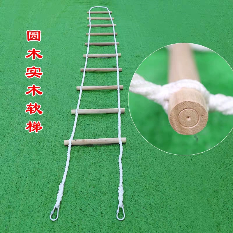 Thang dây gai dầu, thang thoát hiểm, thang chống trượt kỹ thuật trẻ em, thang leo gia đình, thang ký túc xá leo núi ngoài trời thang dây thoát hiểm chống cháy