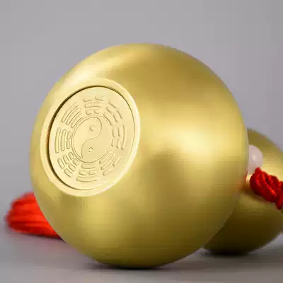 Copper gourd feng shui decoration pure copper gourd hanging ornaments Zhaocai gourd hanging decoration office pendulum