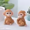 Cute monkey ornaments Animal trinkets Living room creative TV cabinet Home simulation garden courtyard