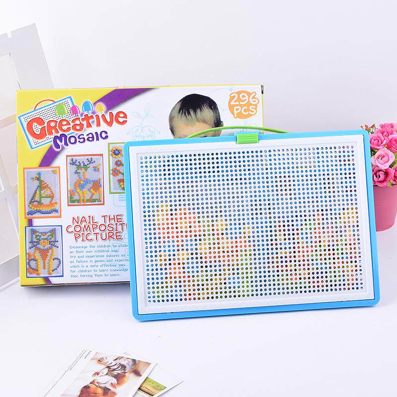 Mushroom Nail Manufacturer Direct Selling Children Puzzle Dexterity Nail Early Teaching Combined Puzzle Toy Kindergarten Gift