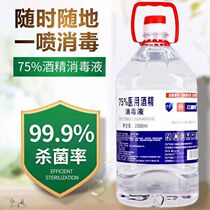 75% Alcohol Disinfectant Medical Large Barrel Ethanol Household Indoor Skin Clothing Clean Fungicide Free Spray F