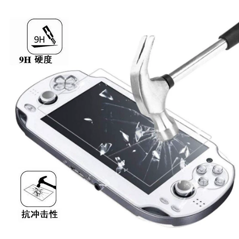 Подходит для Sony PSV2000 PSV1000 PS5 стильная игровая консоль высокоуглеродистый закалённое стекло пленка защита экрана PlayStation PS VITA 2000 взрывозащищенная защитная плёнка экрана