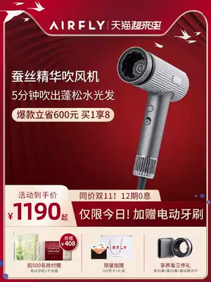 AIRFLY hair dryer Negative ion silk essence fluffy moisturizing hair care high-power high-speed household hair dryer