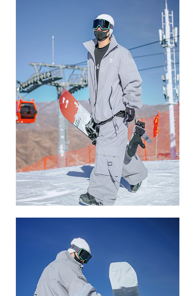 Qoo10] スノーボードウェア 上下セット レディー