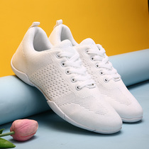 New work room aerobics shoes white cheerleading shoes group gymnastics shoes broadcast gymnastics competition shoes aerobics shoes